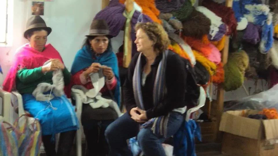 Ecuadorian landscape and artisan culture